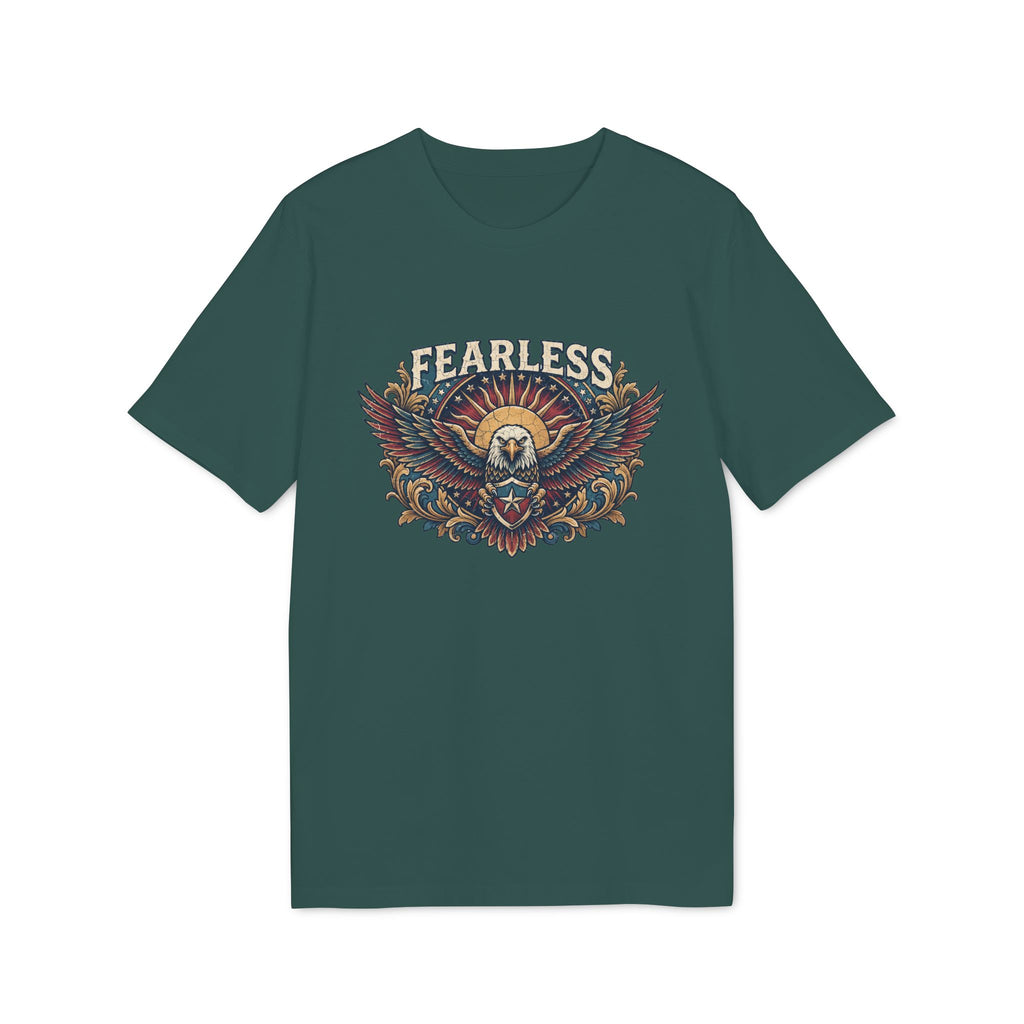 Vintage American Skull & Wings Graphic T Shirt