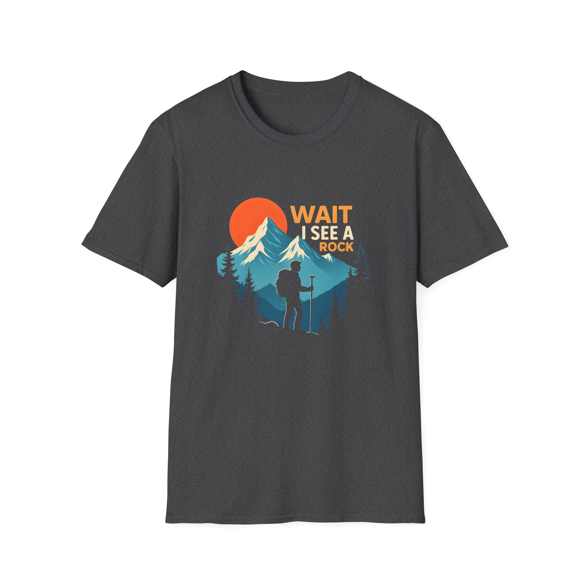 Hiker on Mountain Trail T-Shirt