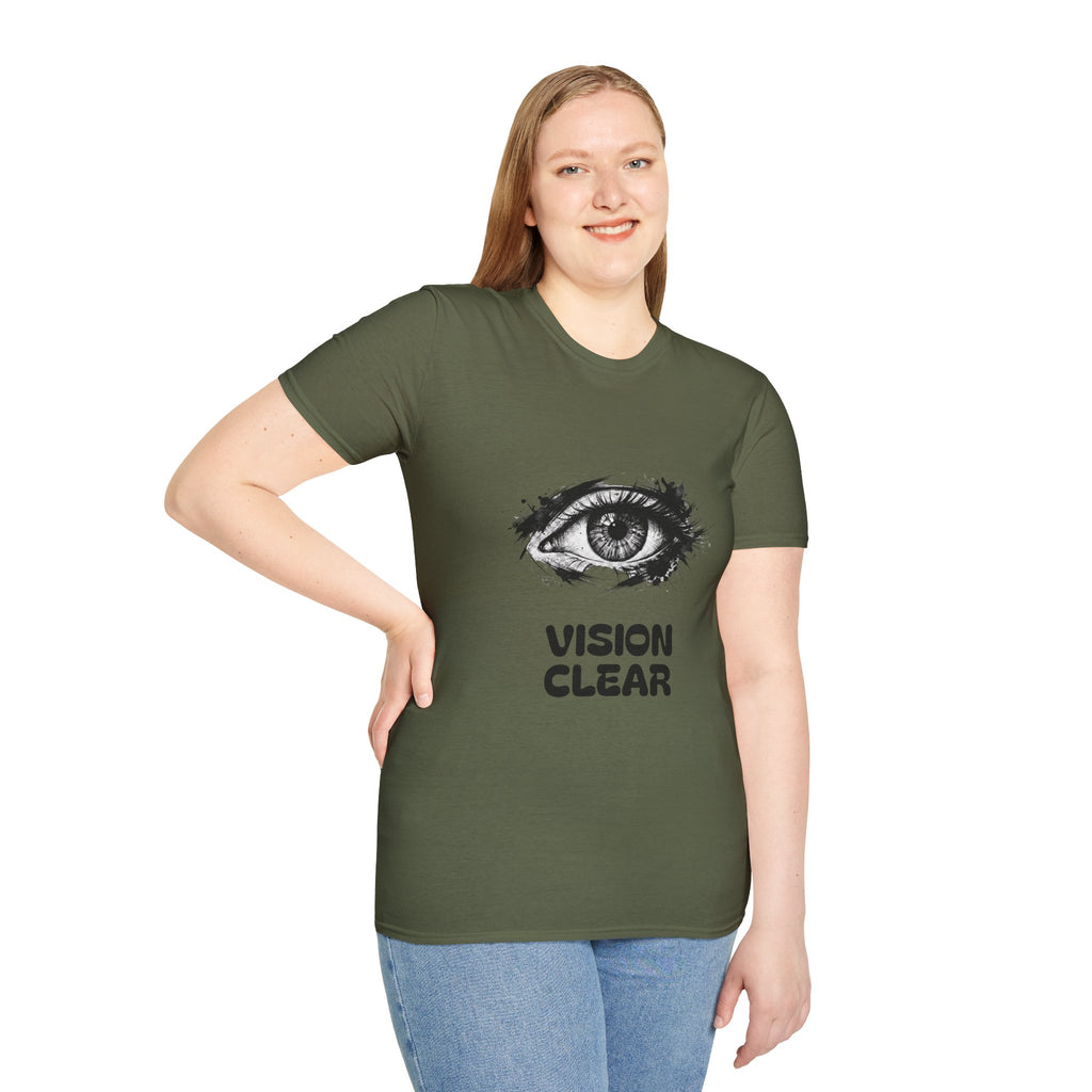 Vision Clear Eye Graphic T‑Shirt