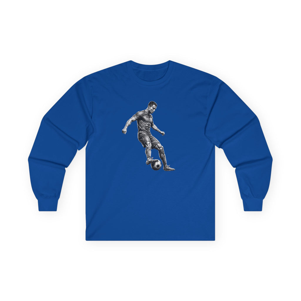 Soccer Player Illustration Long Sleeve