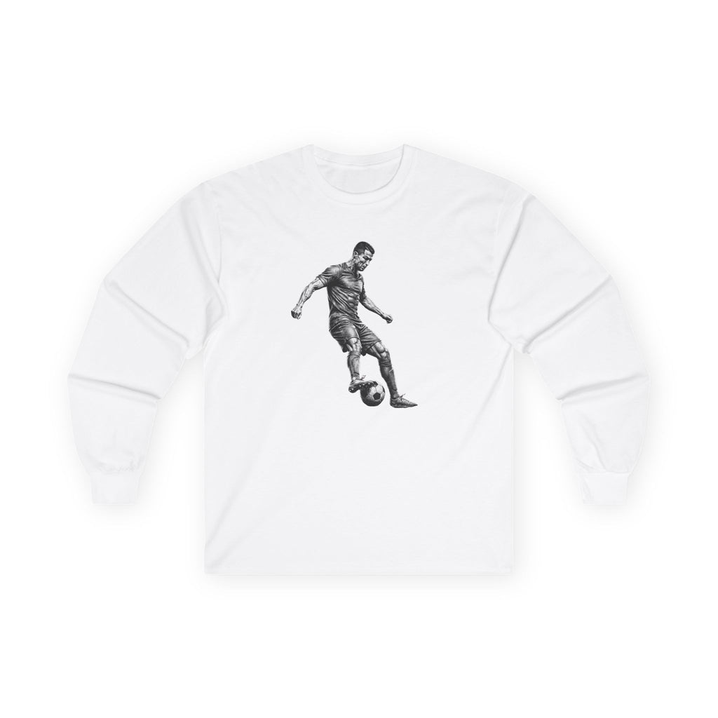 Soccer Player Illustration Long Sleeve