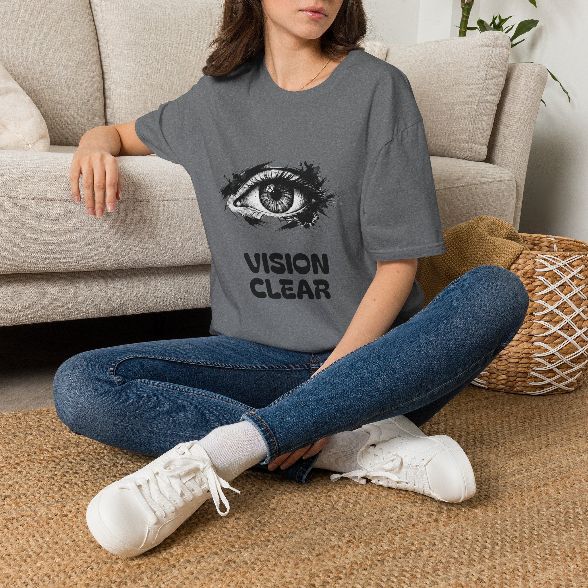 Vision Clear Eye Graphic T‑Shirt