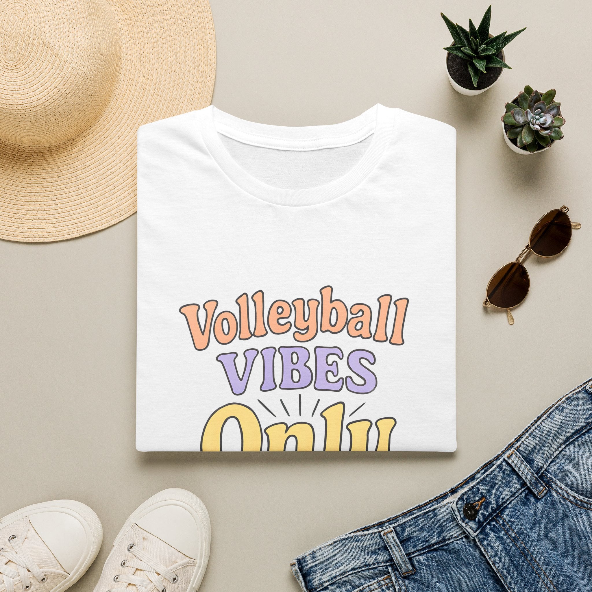 Volleyball Vibes Only T-Shirt