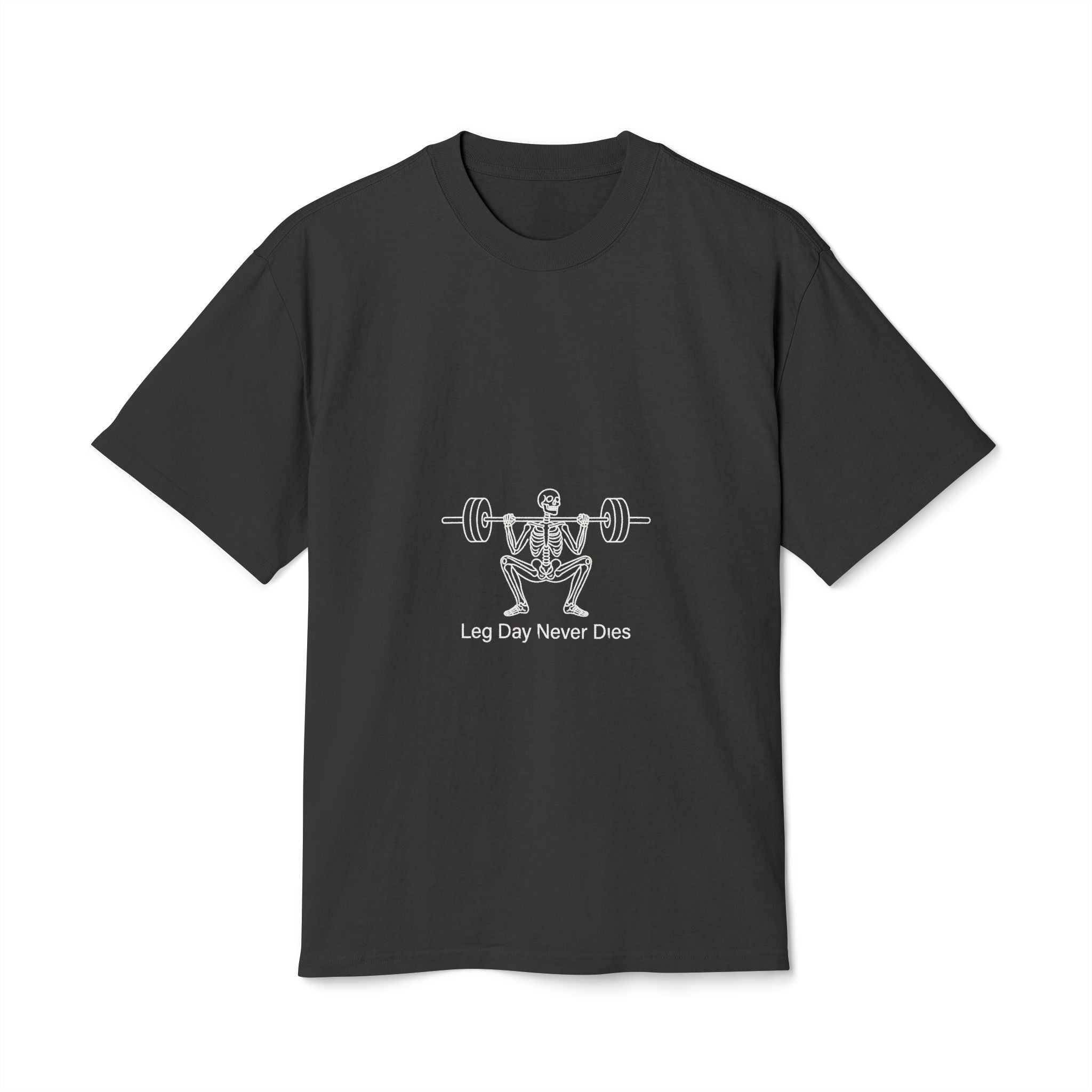 Skeleton Squat Tee  T‑Shirt