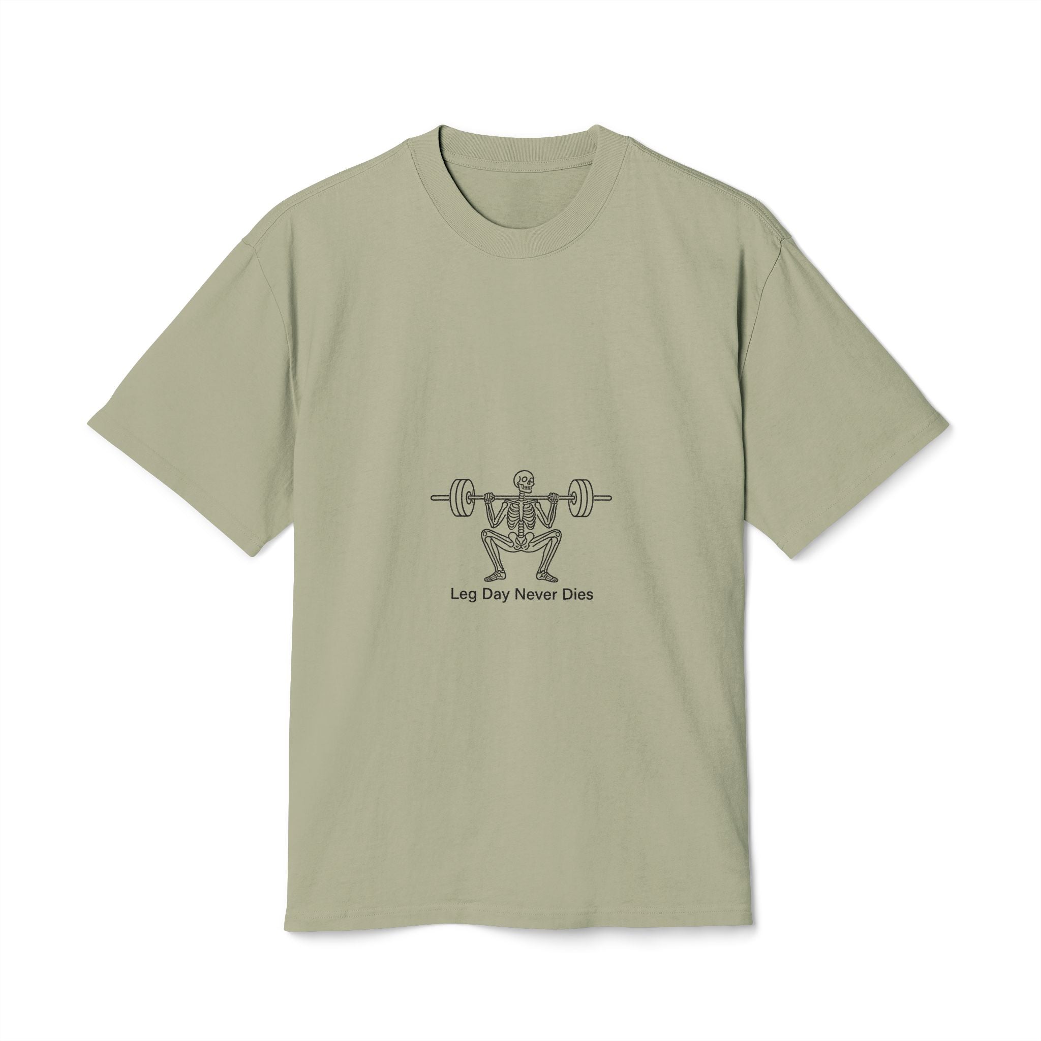 Skeleton Squat Tee  T‑Shirt